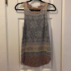 It heart Closet Los Angeles soft knit tribal tank